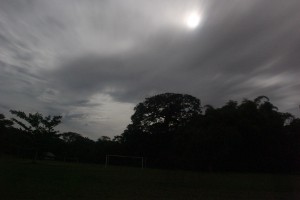 Moonlit cloudy night